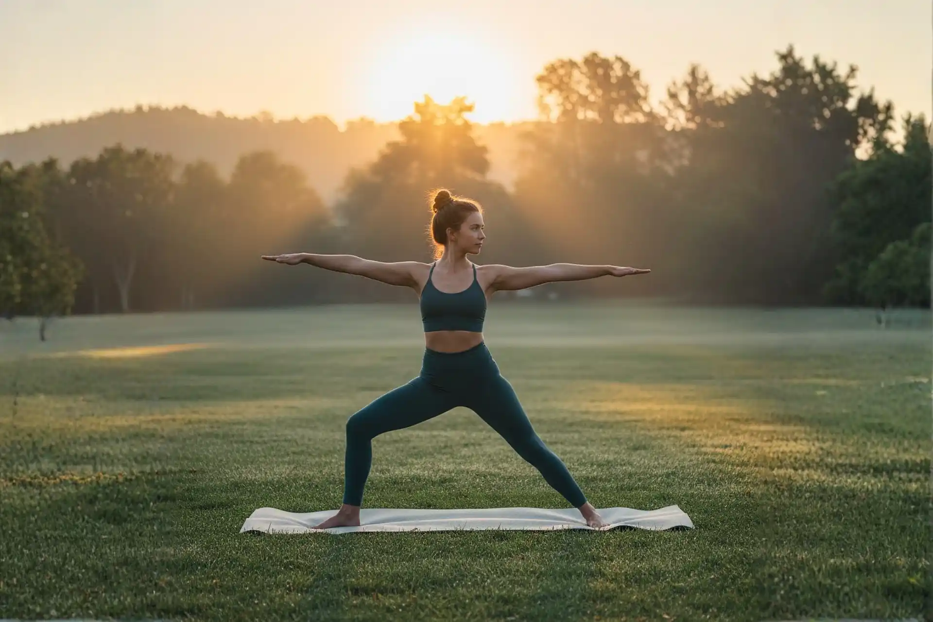 holistic-health-women-stretching-nature-morning